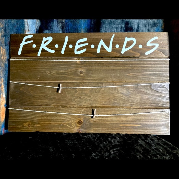 Large Friends TV Show Photo Board | Friendship Gifts | Friends Photo Hanger - Picture 5 of 6